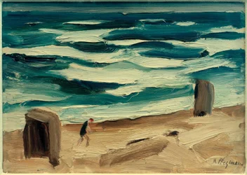 Strand i en storm